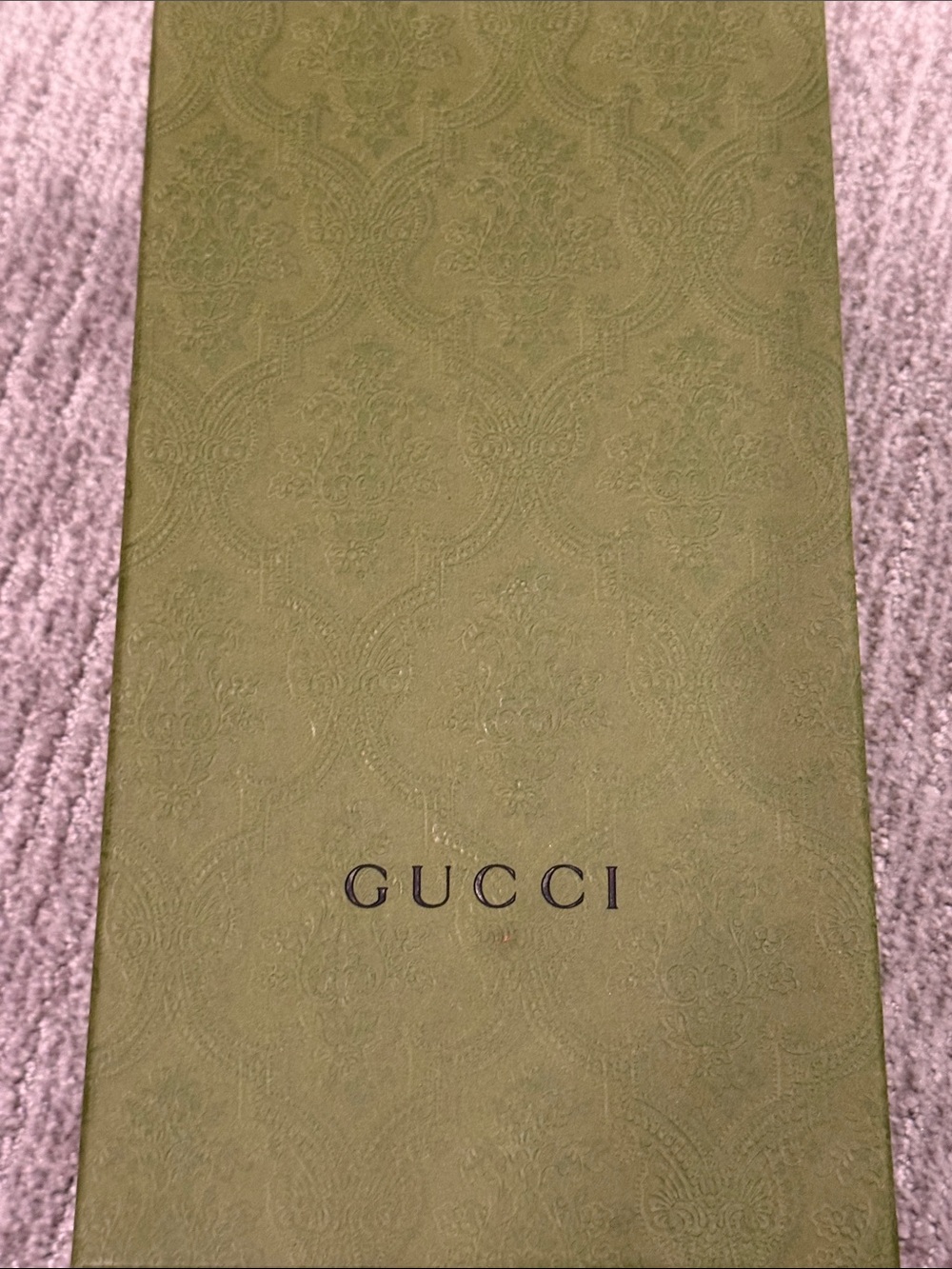 Gucci Black Leather Square-Toe Ballet Flats with Floral Insole - Picture 3 of 7